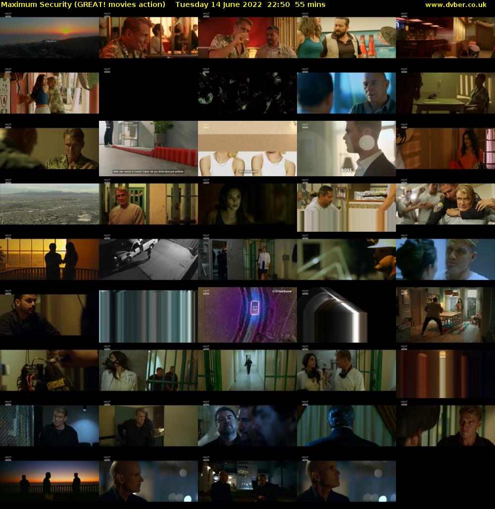Maximum Security (GREAT! movies action) Tuesday 14 June 2022 22:50 - 23:45