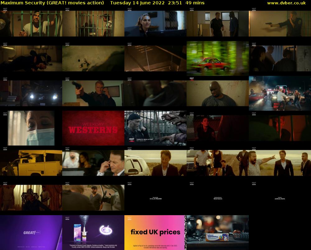 Maximum Security (GREAT! movies action) Tuesday 14 June 2022 23:51 - 00:40