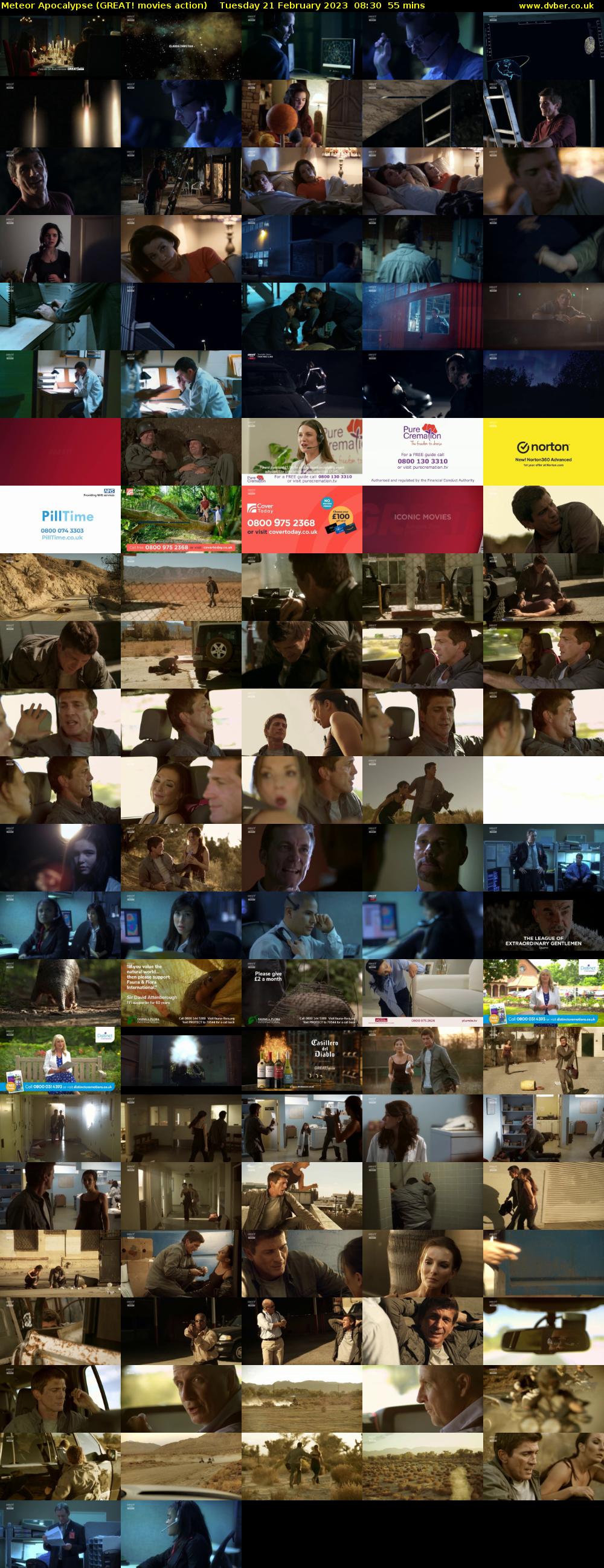 Meteor Apocalypse (GREAT! movies action) Tuesday 21 February 2023 08:30 - 09:25
