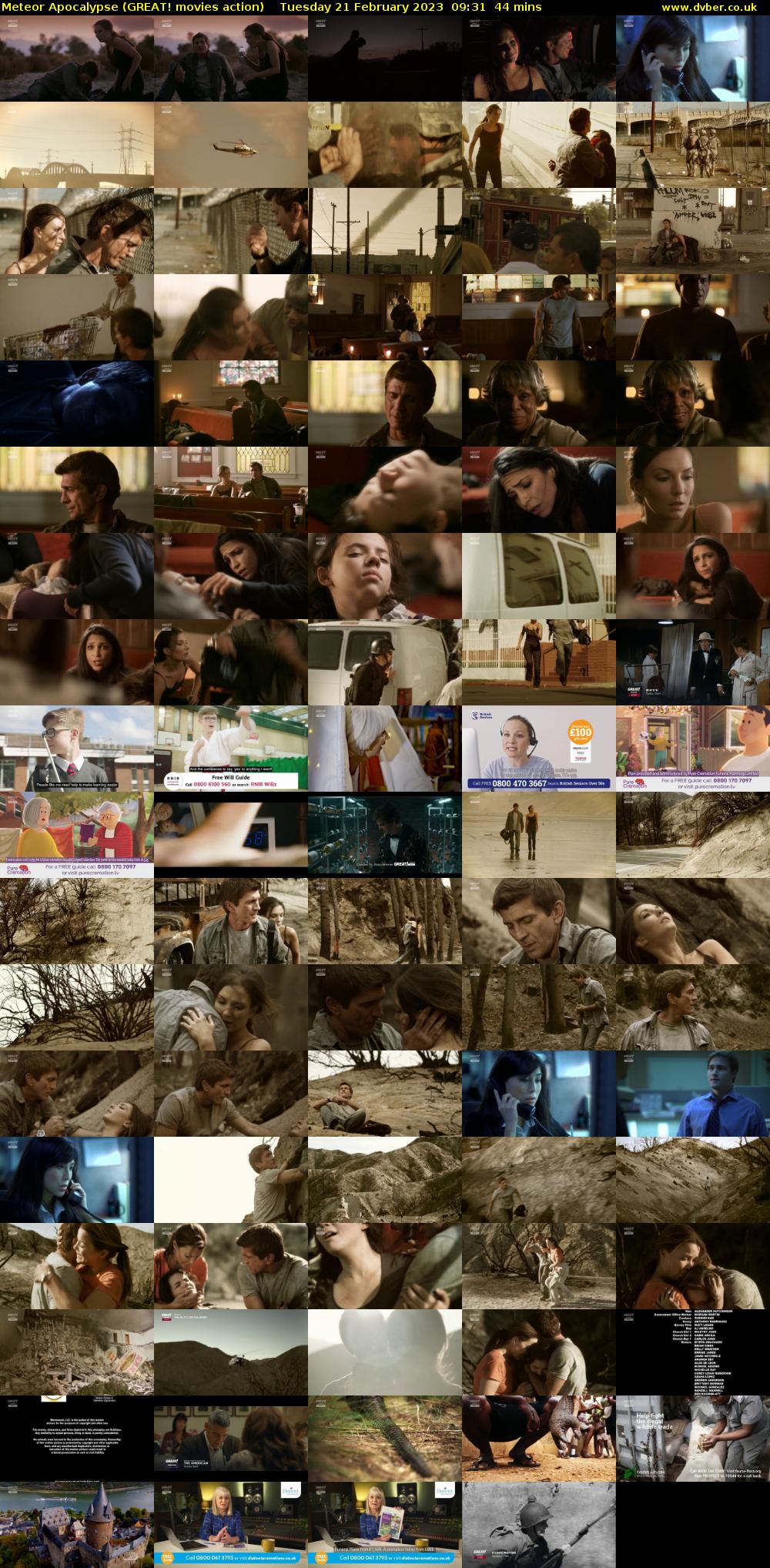 Meteor Apocalypse (GREAT! movies action) Tuesday 21 February 2023 09:31 - 10:15