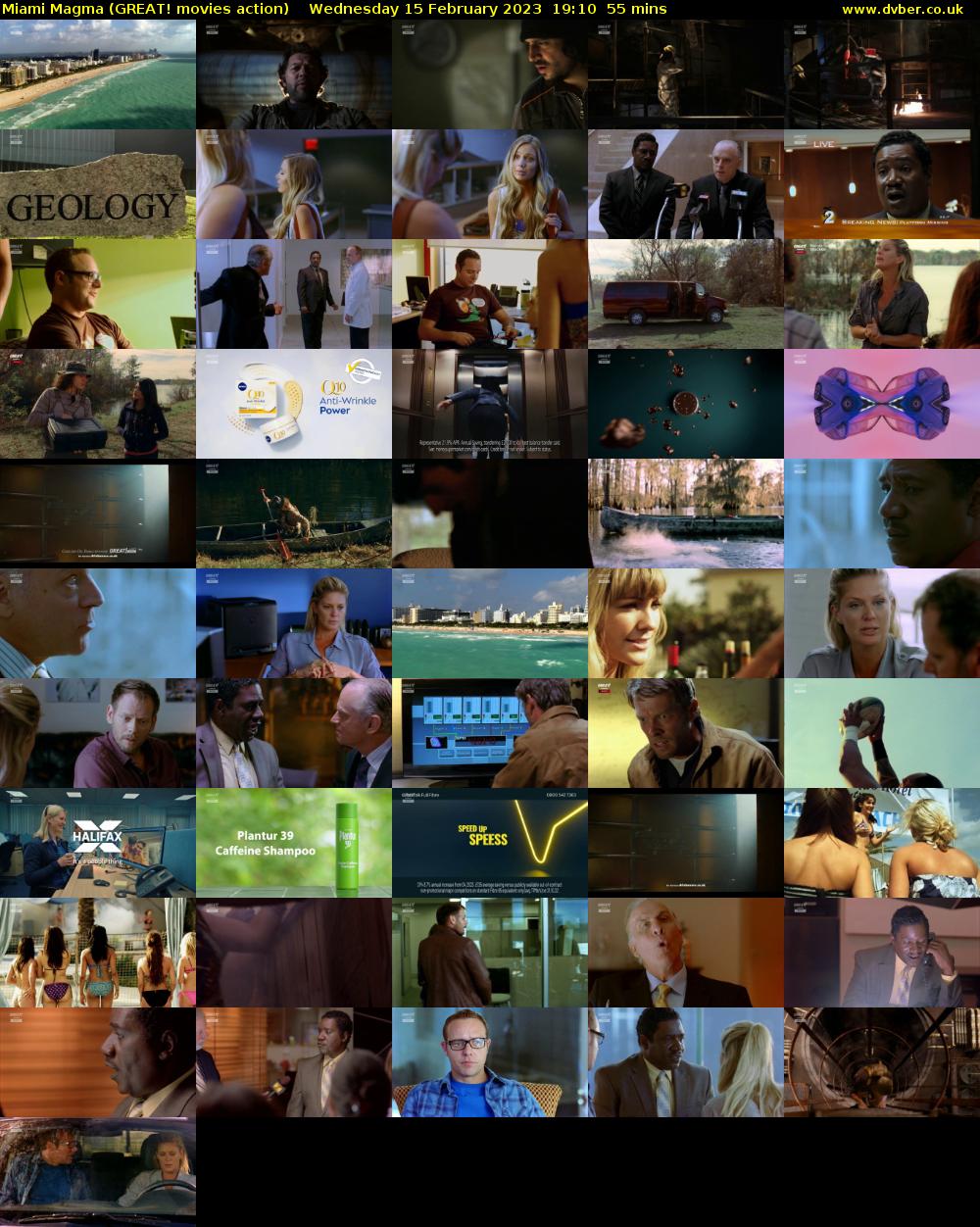Miami Magma (GREAT! movies action) Wednesday 15 February 2023 19:10 - 20:05