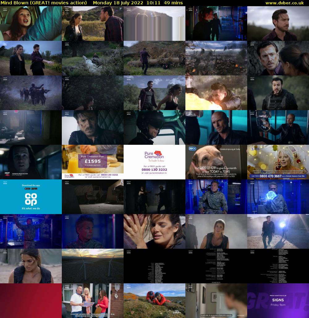 Mind Blown (GREAT! movies action) Monday 18 July 2022 10:11 - 11:00
