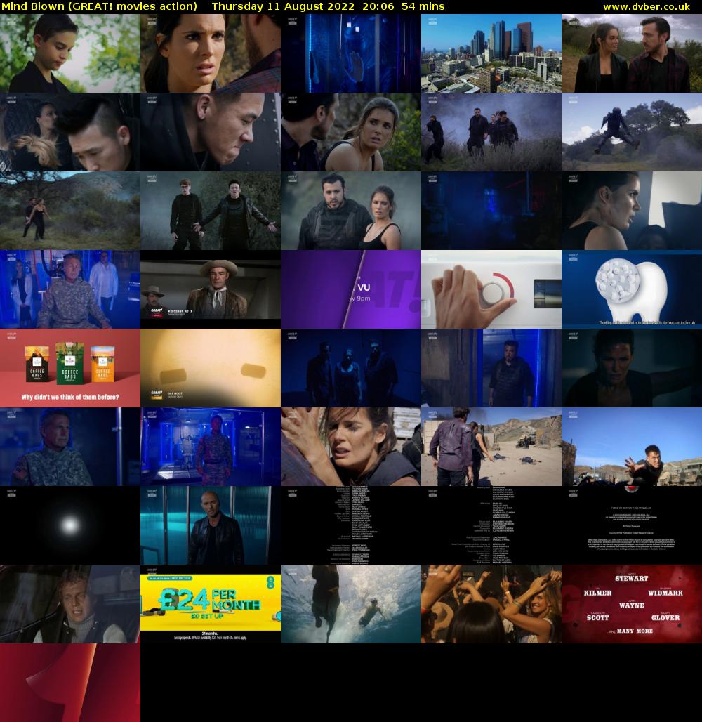 Mind Blown (GREAT! movies action) Thursday 11 August 2022 20:06 - 21:00