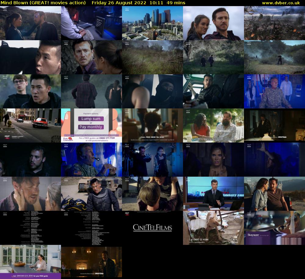 Mind Blown (GREAT! movies action) Friday 26 August 2022 10:11 - 11:00