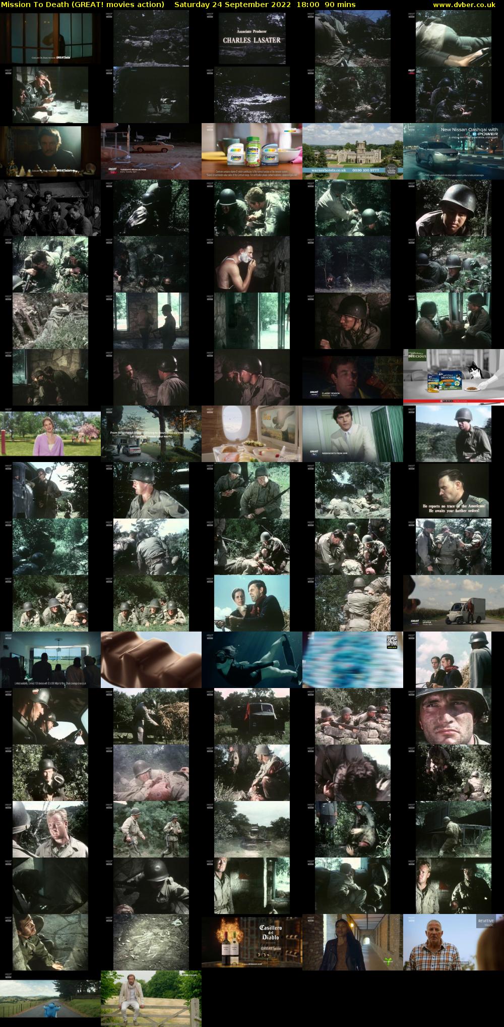 Mission To Death (GREAT! movies action) Saturday 24 September 2022 18:00 - 19:30