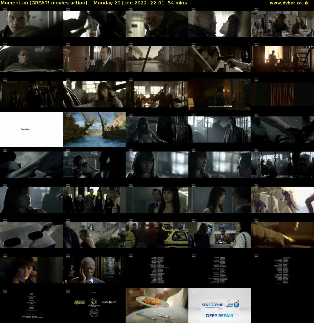 Momentum (GREAT! movies action) Monday 20 June 2022 22:01 - 22:55
