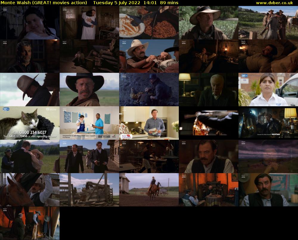 Monte Walsh (GREAT! movies action) Tuesday 5 July 2022 14:01 - 15:30
