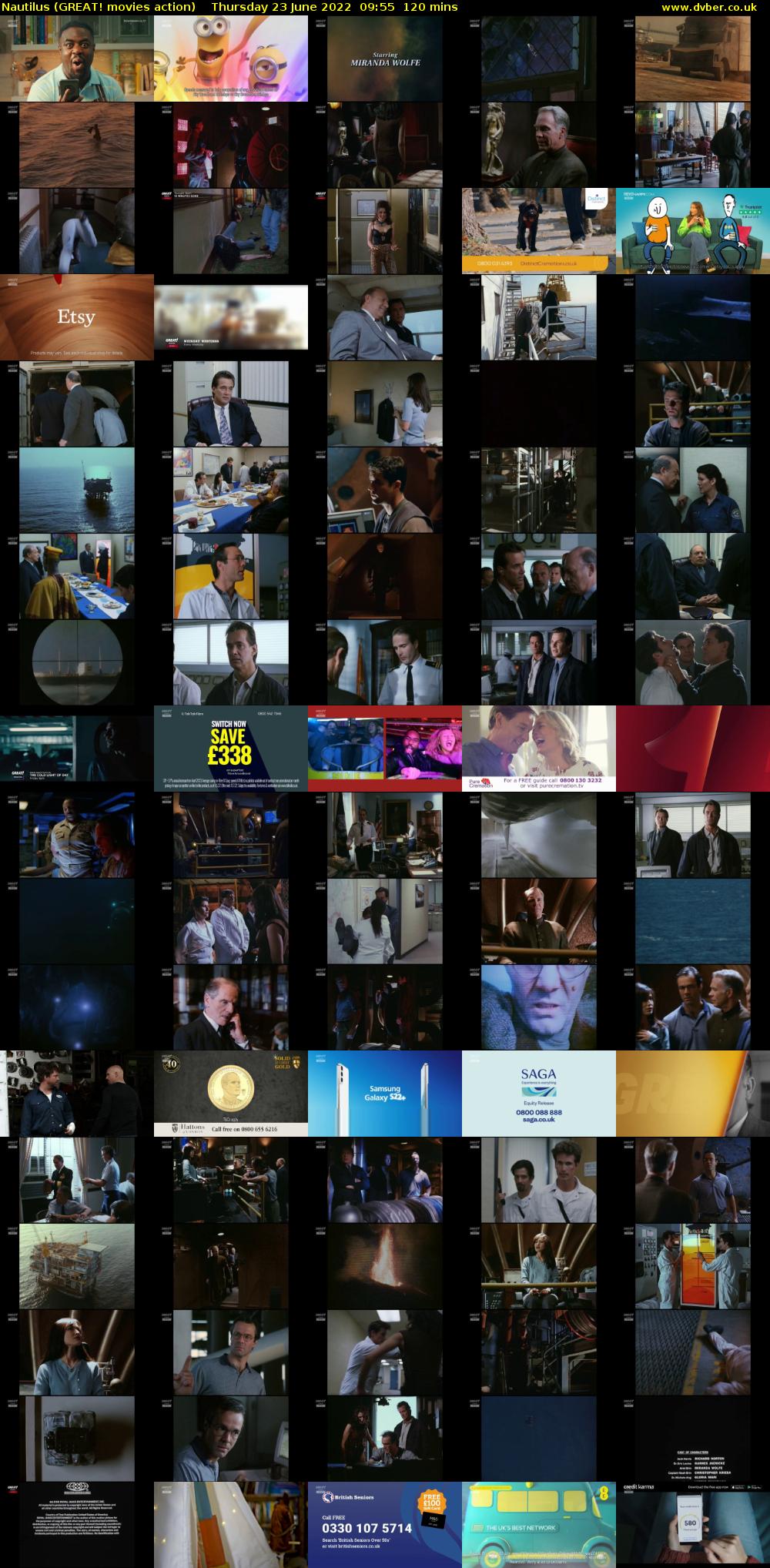 Nautilus (GREAT! movies action) Thursday 23 June 2022 09:55 - 11:55