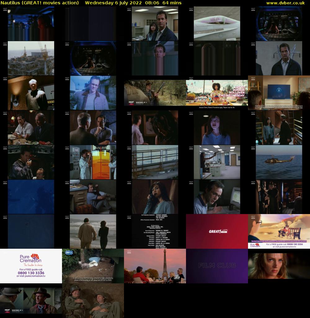 Nautilus (GREAT! movies action) Wednesday 6 July 2022 08:06 - 09:10