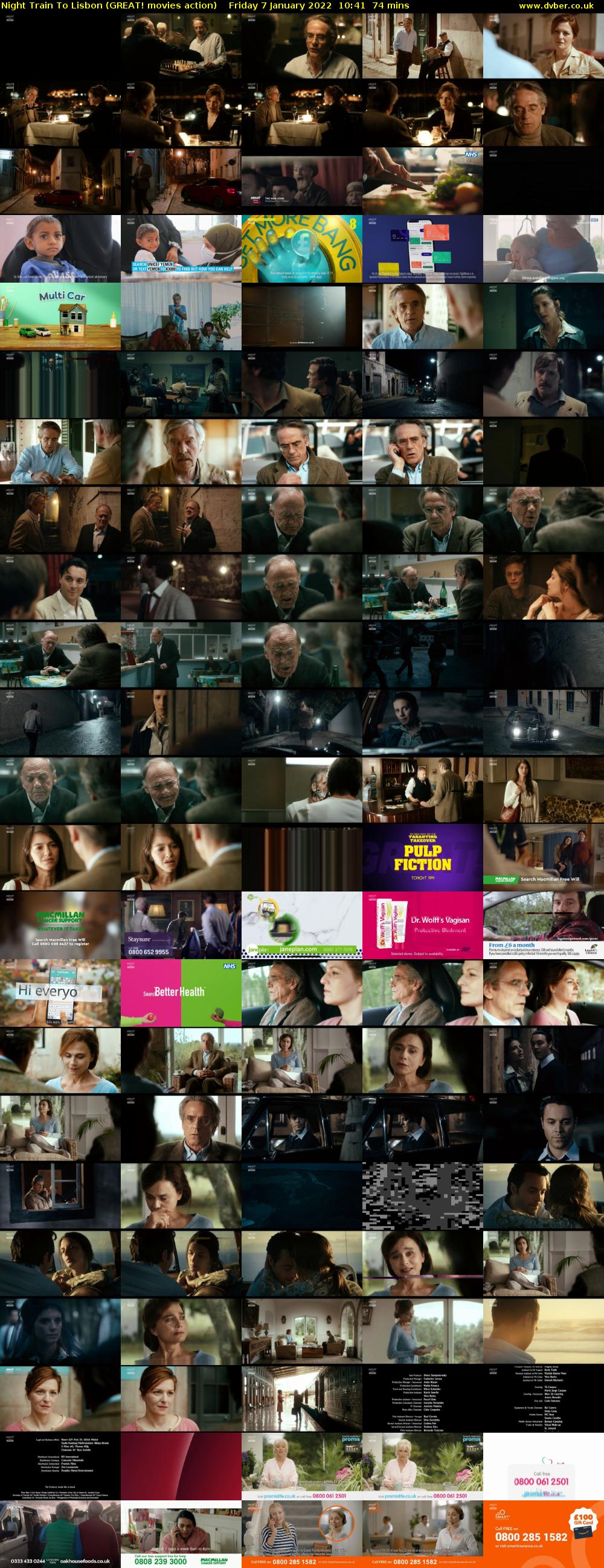 Night Train To Lisbon (GREAT! movies action) Friday 7 January 2022 10:41 - 11:55
