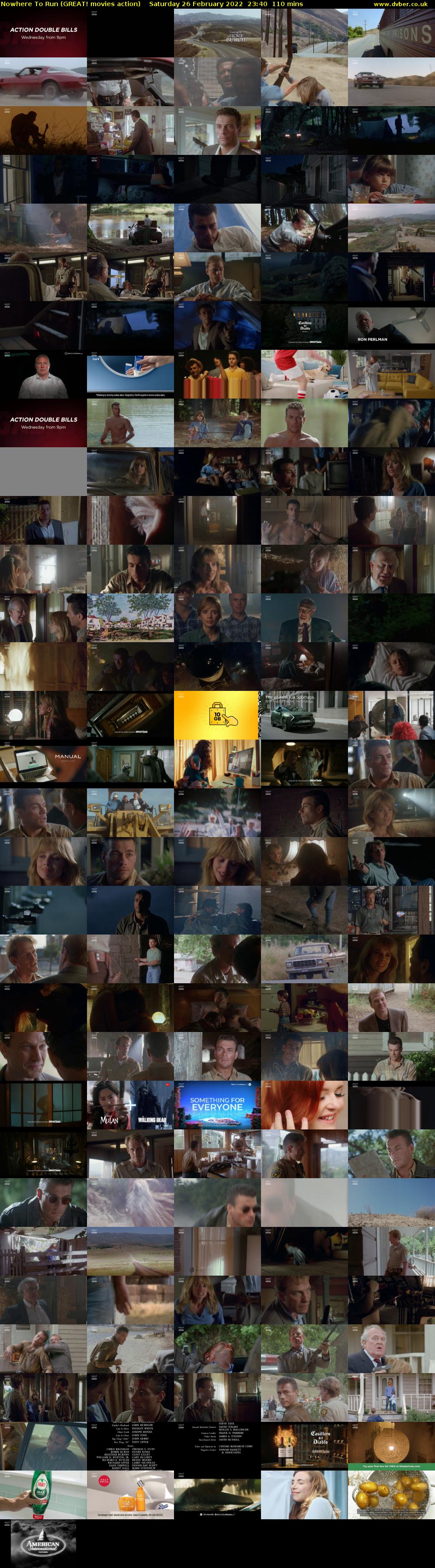 Nowhere To Run (GREAT! movies action) Saturday 26 February 2022 23:40 - 01:30