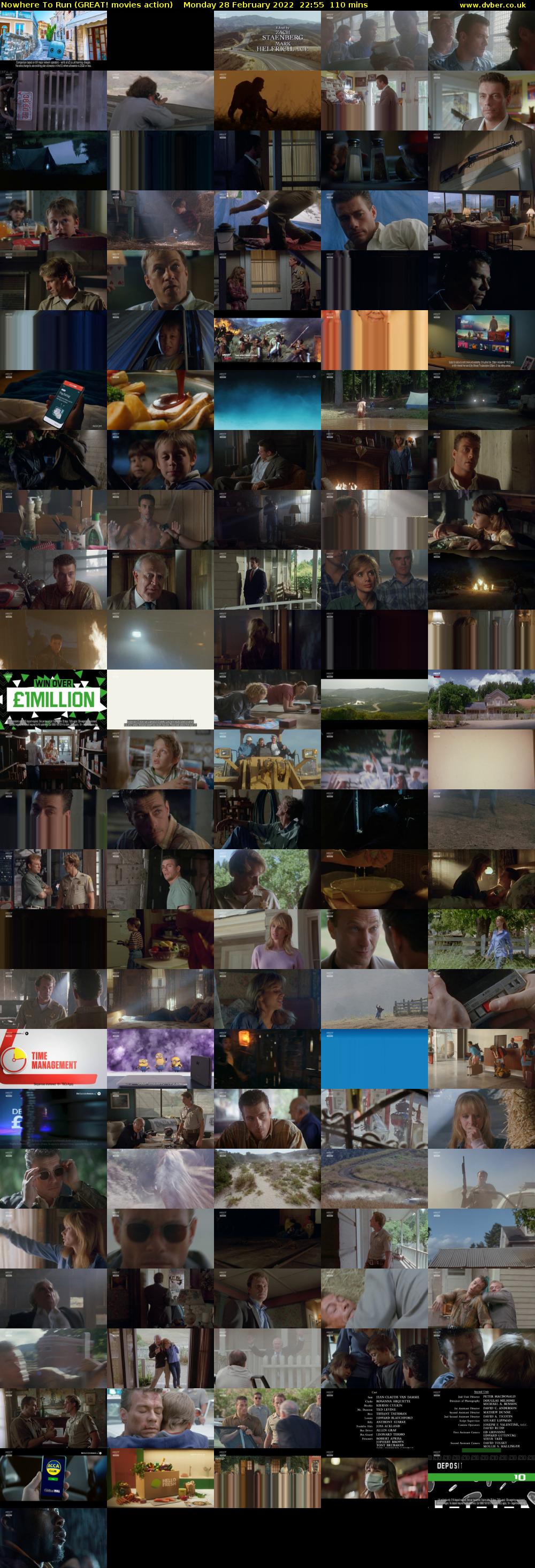 Nowhere To Run (GREAT! movies action) Monday 28 February 2022 22:55 - 00:45