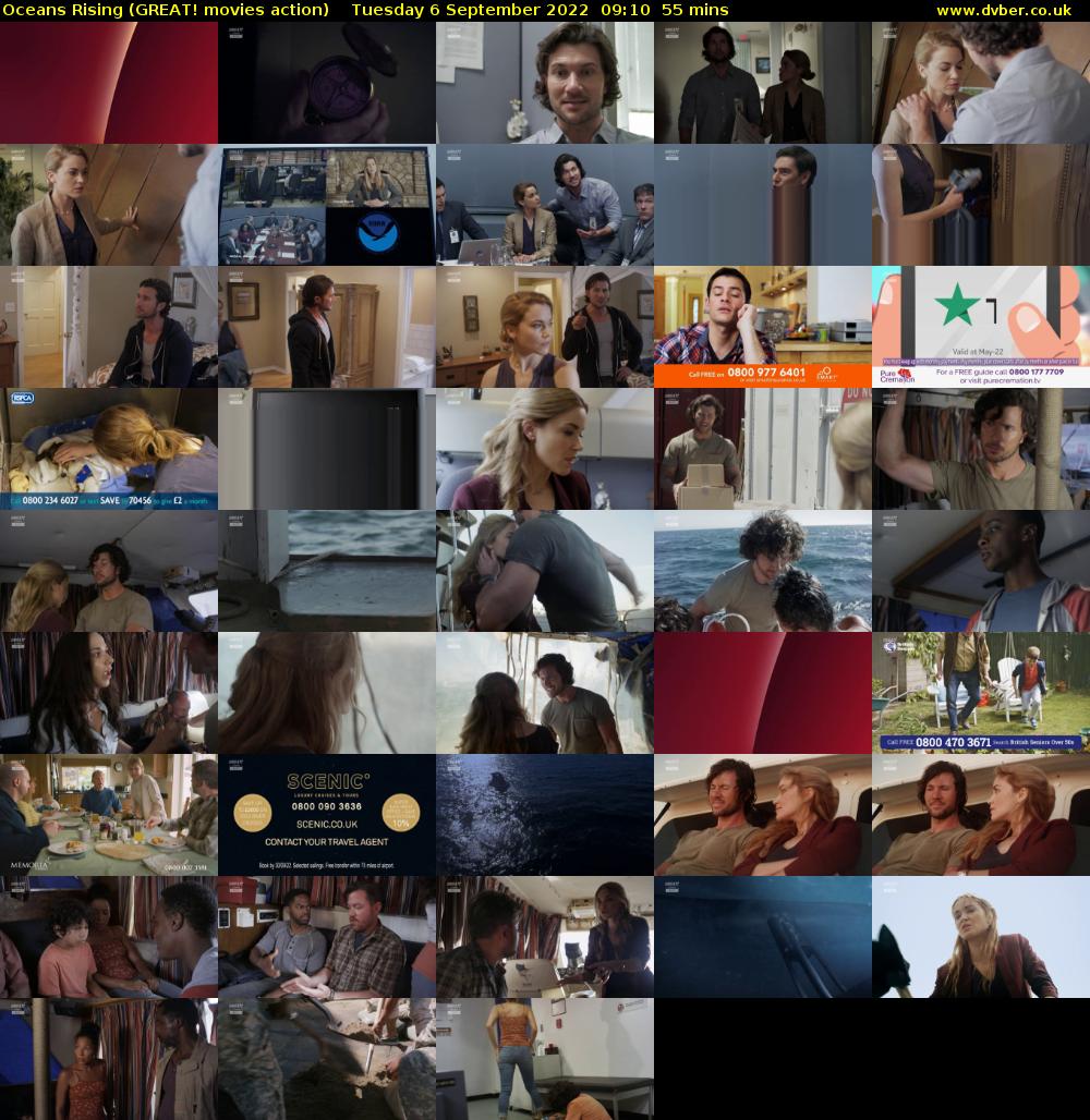 Oceans Rising (GREAT! movies action) Tuesday 6 September 2022 09:10 - 10:05