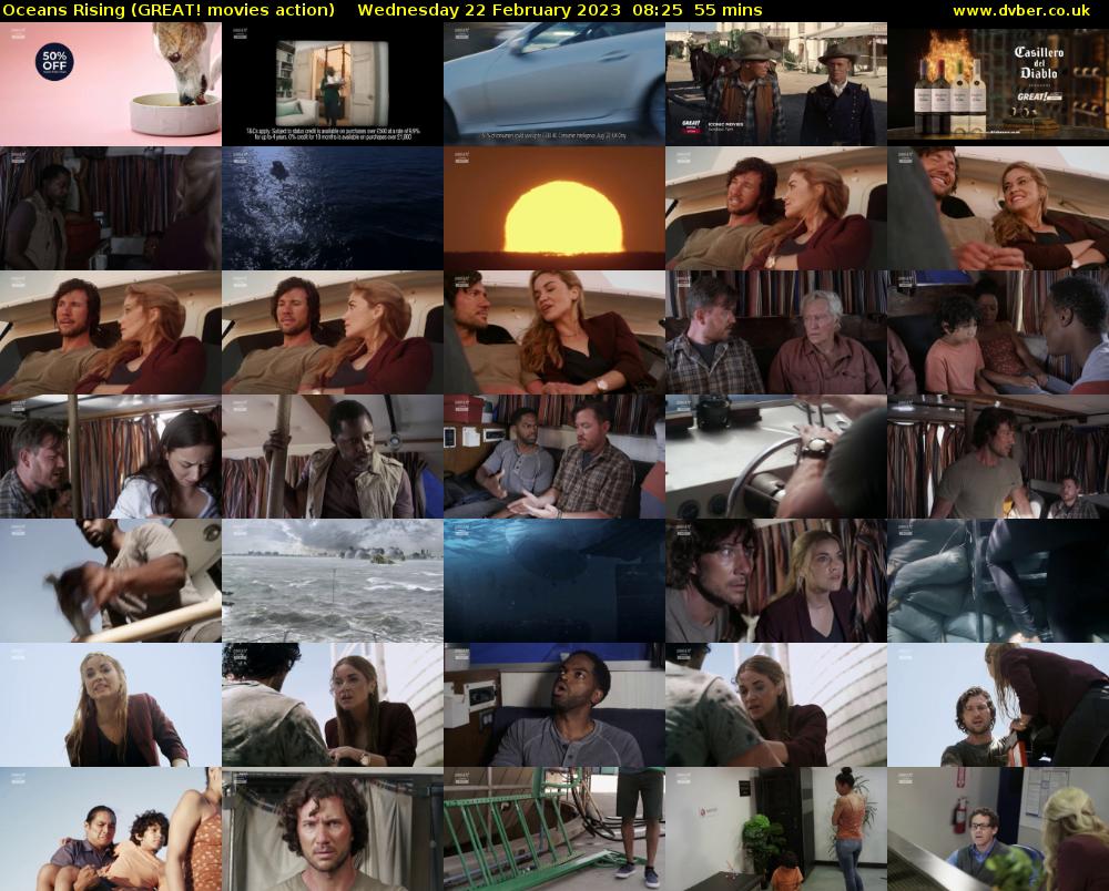 Oceans Rising (GREAT! movies action) Wednesday 22 February 2023 08:25 - 09:20