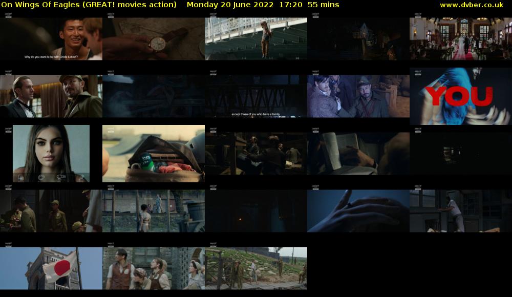 On Wings Of Eagles (GREAT! movies action) Monday 20 June 2022 17:20 - 18:15