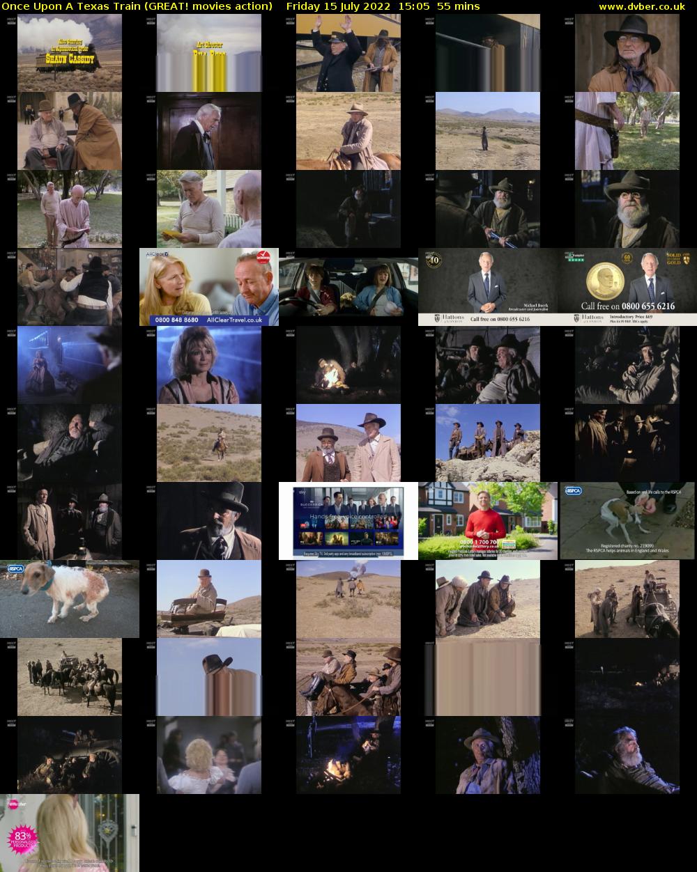 Once Upon A Texas Train (GREAT! movies action) Friday 15 July 2022 15:05 - 16:00