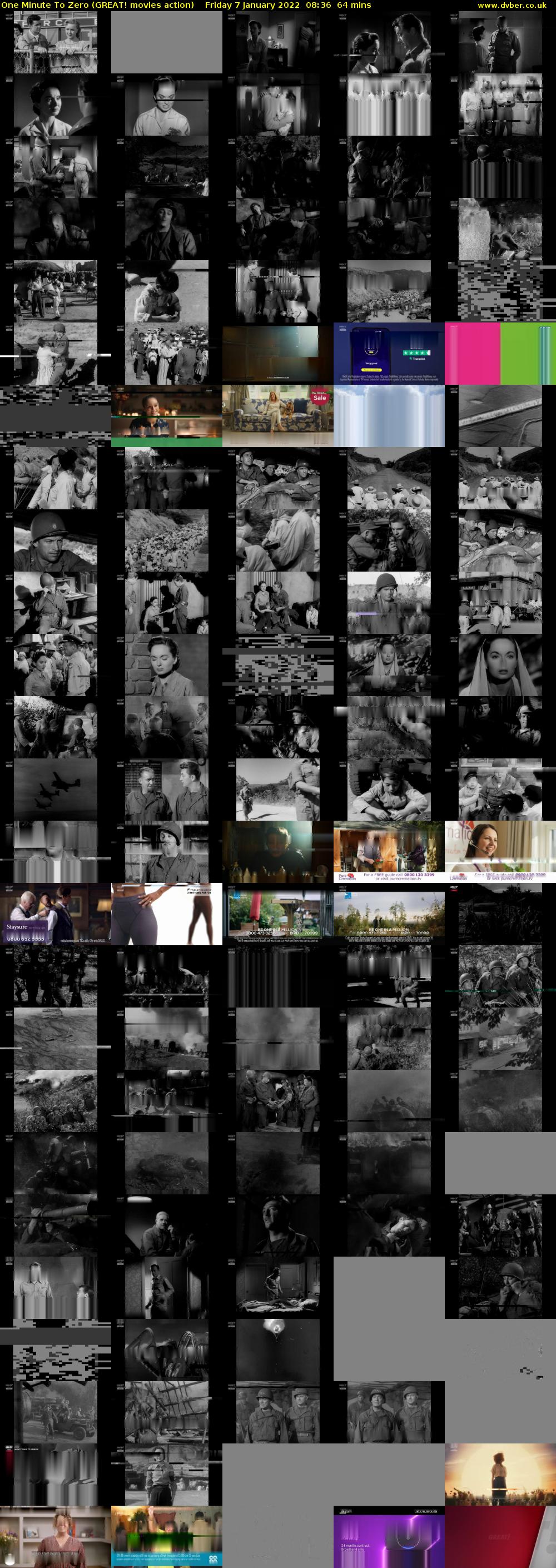 One Minute To Zero (GREAT! movies action) Friday 7 January 2022 08:36 - 09:40