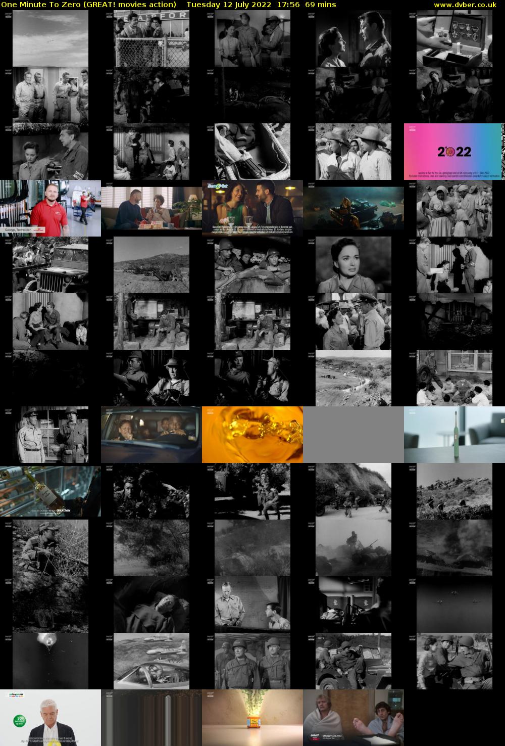 One Minute To Zero (GREAT! movies action) Tuesday 12 July 2022 17:56 - 19:05