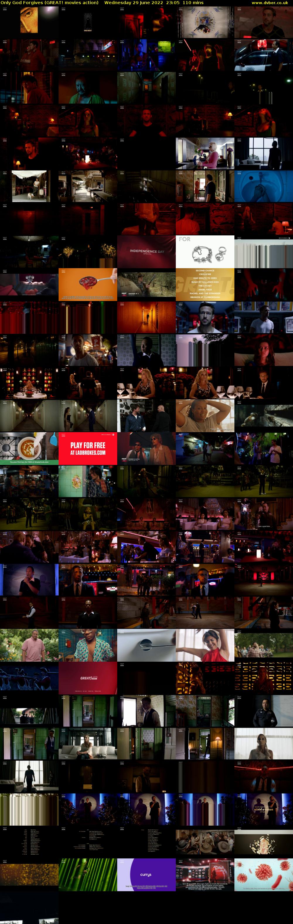 Only God Forgives (GREAT! movies action) Wednesday 29 June 2022 23:05 - 00:55