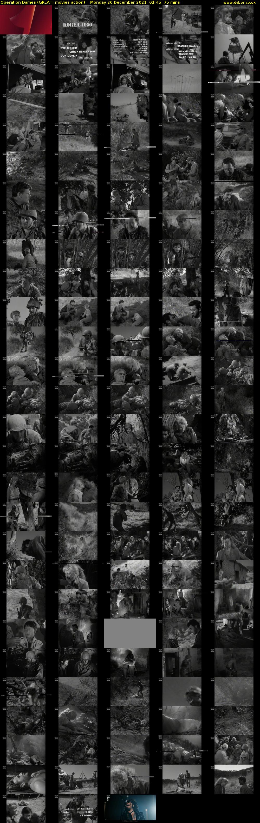 Operation Dames (GREAT! movies action) Monday 20 December 2021 02:45 - 04:00