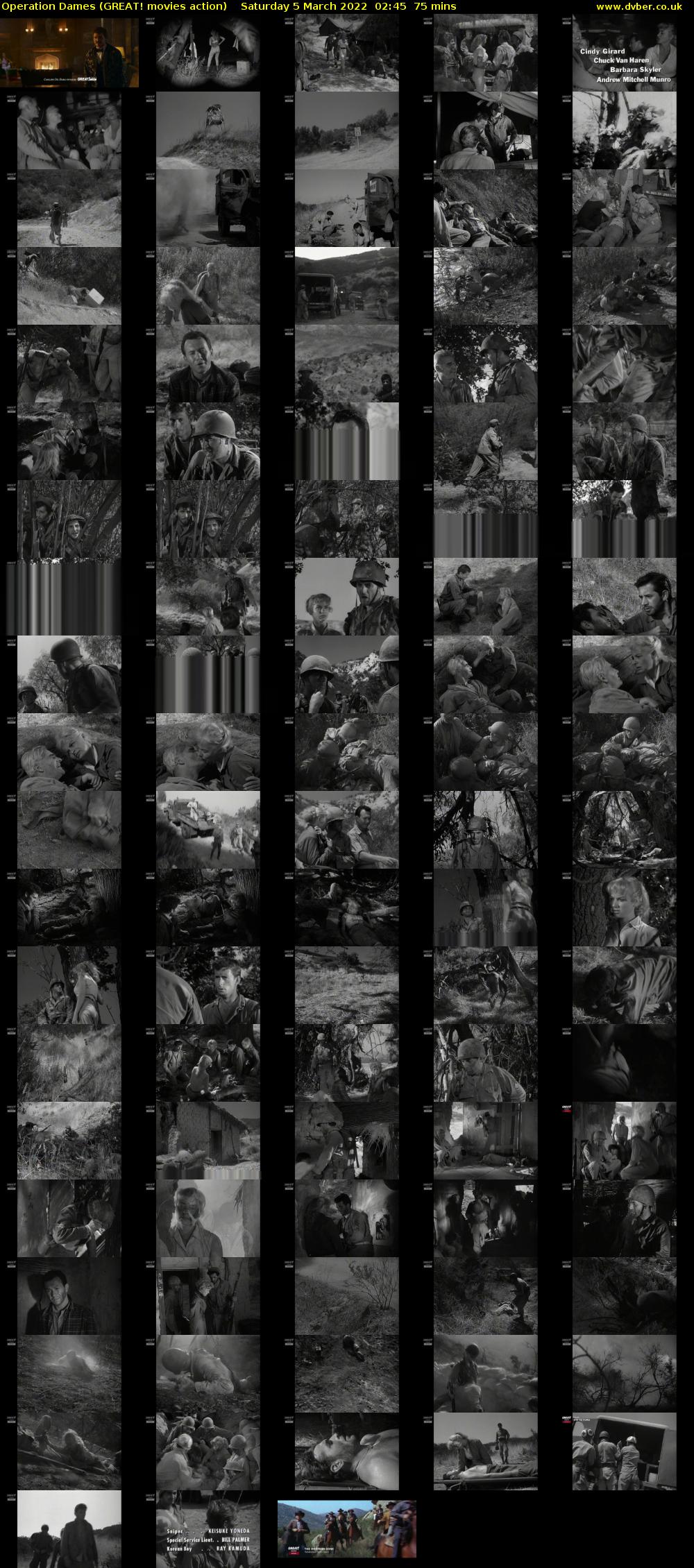 Operation Dames (GREAT! movies action) Saturday 5 March 2022 02:45 - 04:00