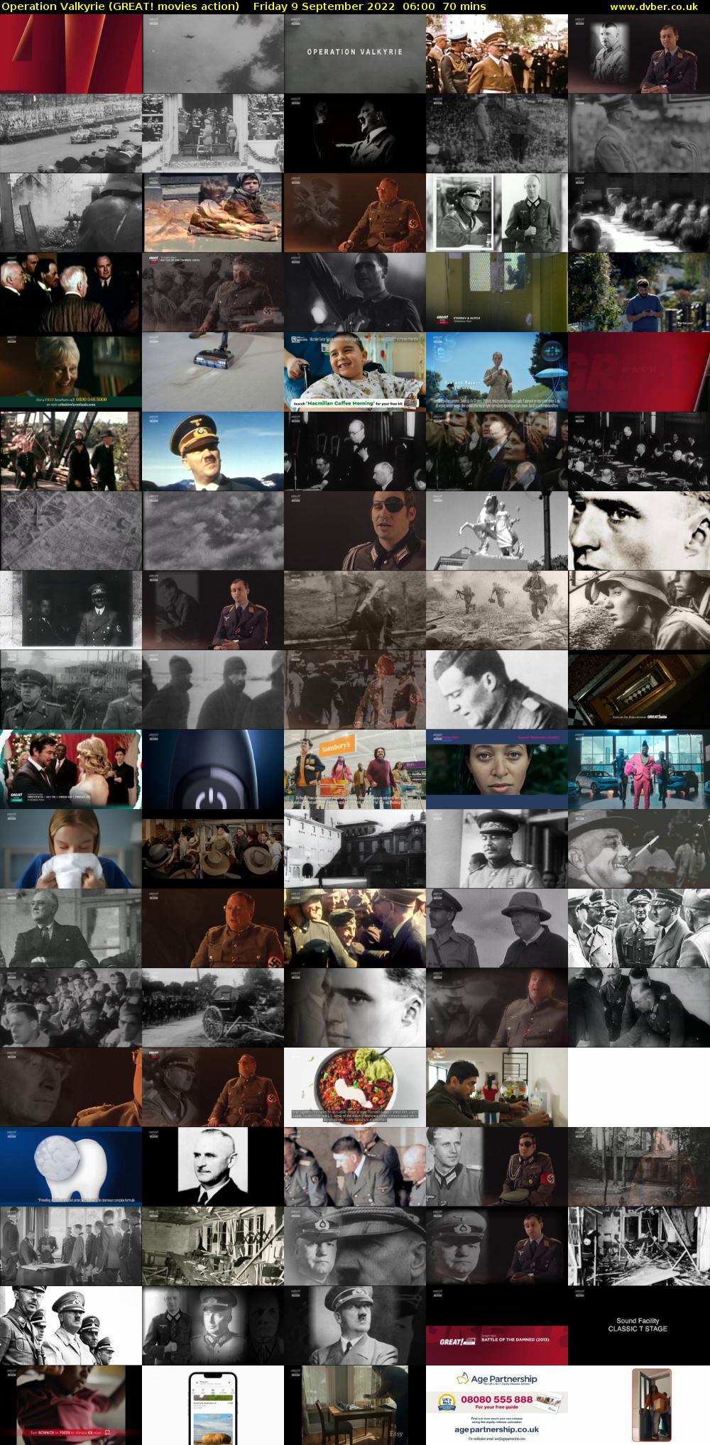 Operation Valkyrie (GREAT! movies action) Friday 9 September 2022 06:00 - 07:10