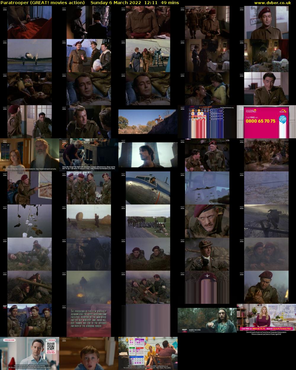 Paratrooper (GREAT! movies action) Sunday 6 March 2022 12:11 - 13:00