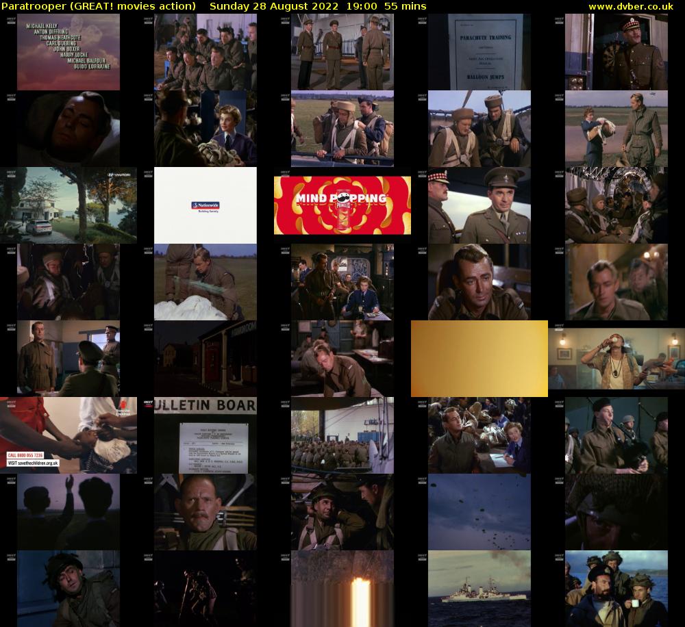 Paratrooper (GREAT! movies action) Sunday 28 August 2022 19:00 - 19:55