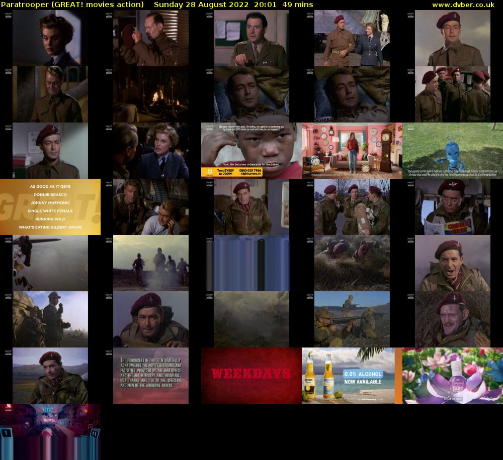 Paratrooper (GREAT! movies action) Sunday 28 August 2022 20:01 - 20:50