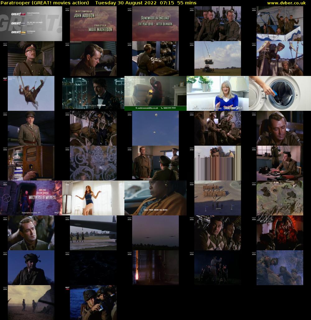 Paratrooper (GREAT! movies action) Tuesday 30 August 2022 07:15 - 08:10