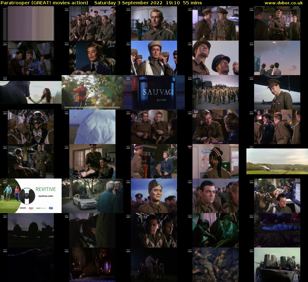 Paratrooper (GREAT! movies action) Saturday 3 September 2022 19:10 - 20:05