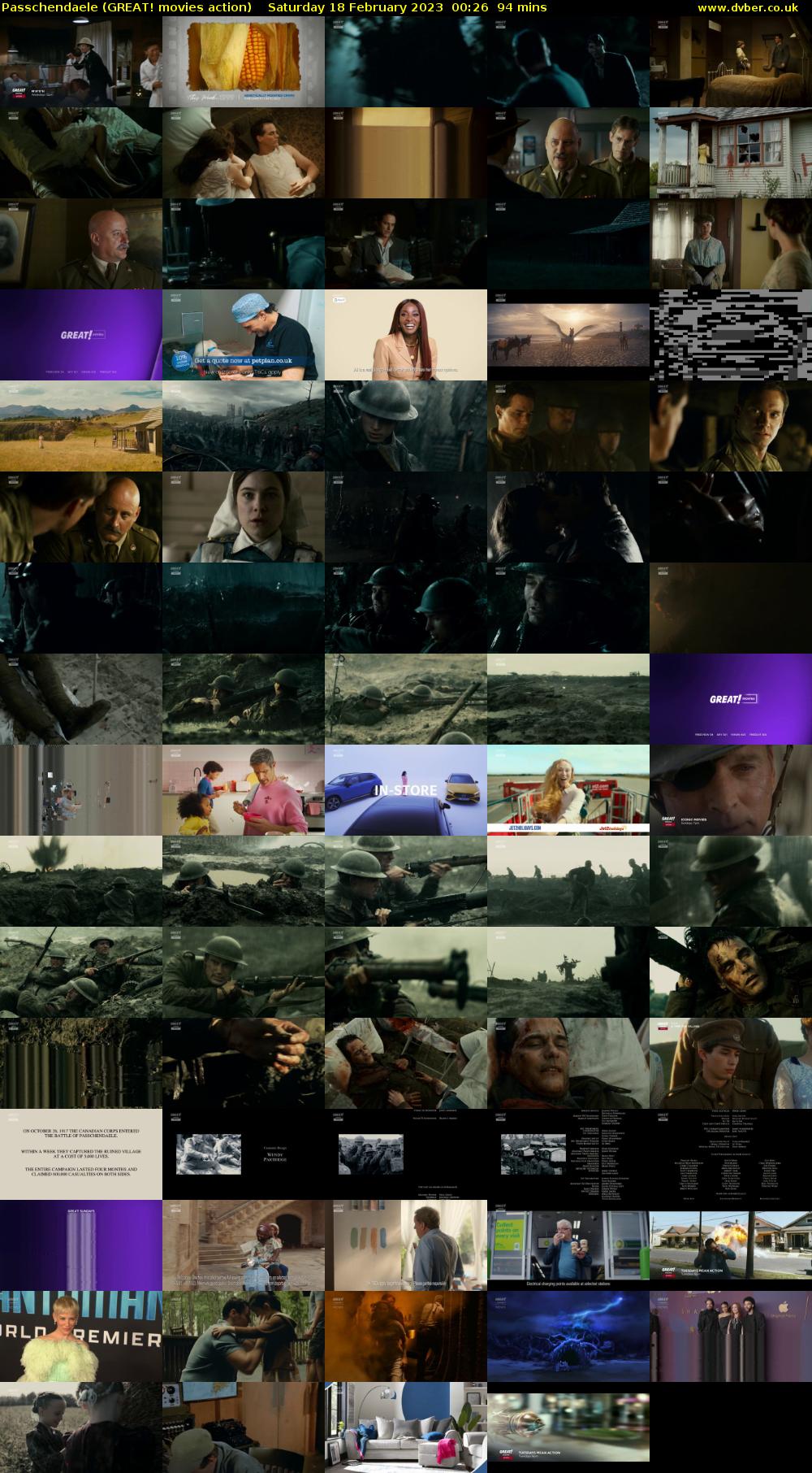 Passchendaele (GREAT! movies action) Saturday 18 February 2023 00:26 - 02:00