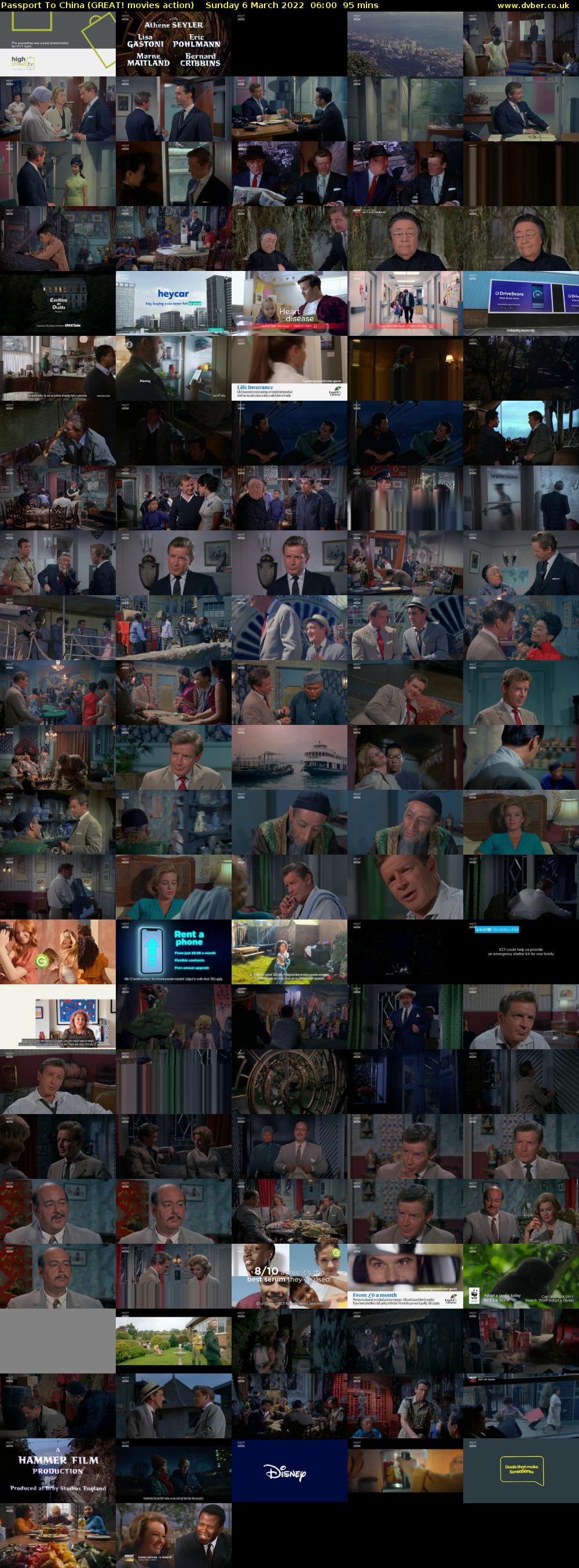 Passport To China (GREAT! movies action) Sunday 6 March 2022 06:00 - 07:35