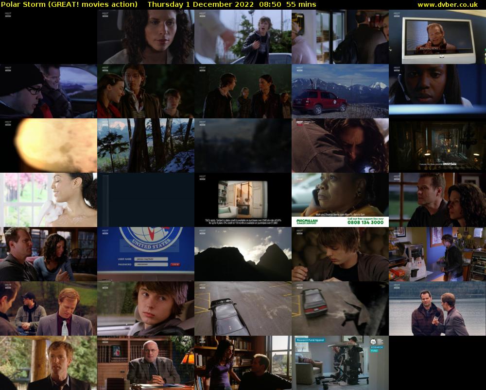 Polar Storm (GREAT! movies action) Thursday 1 December 2022 08:50 - 09:45