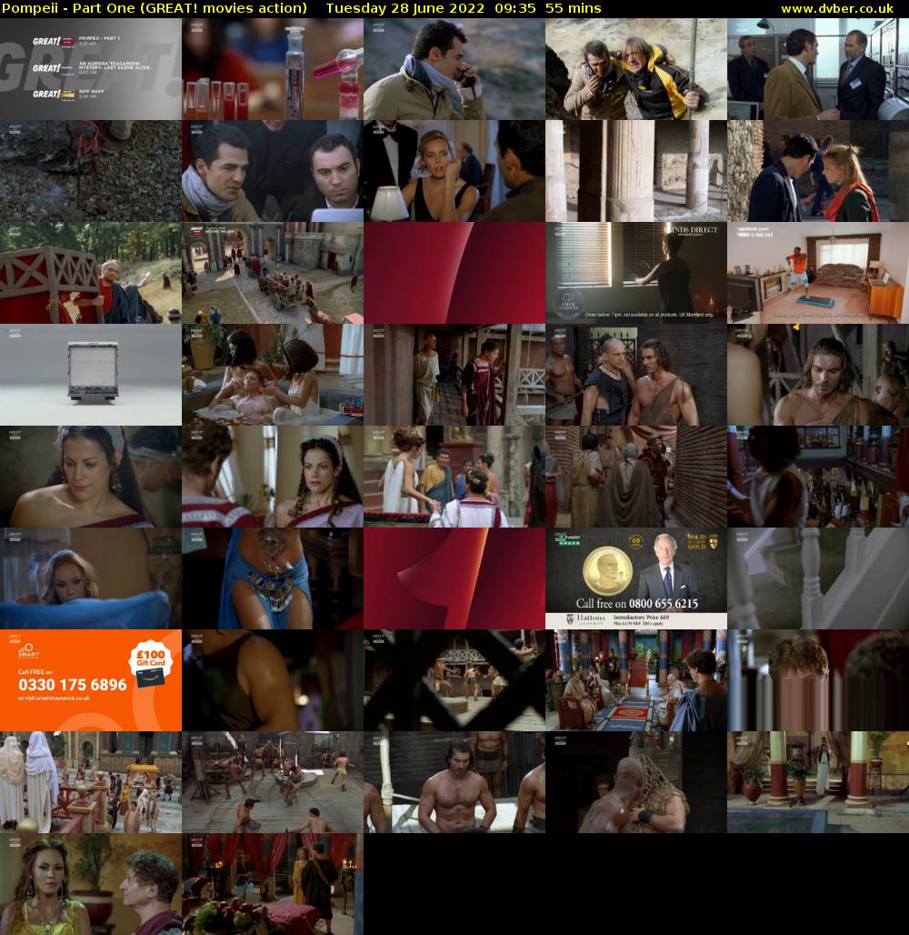 Pompeii - Part One (GREAT! movies action) Tuesday 28 June 2022 09:35 - 10:30