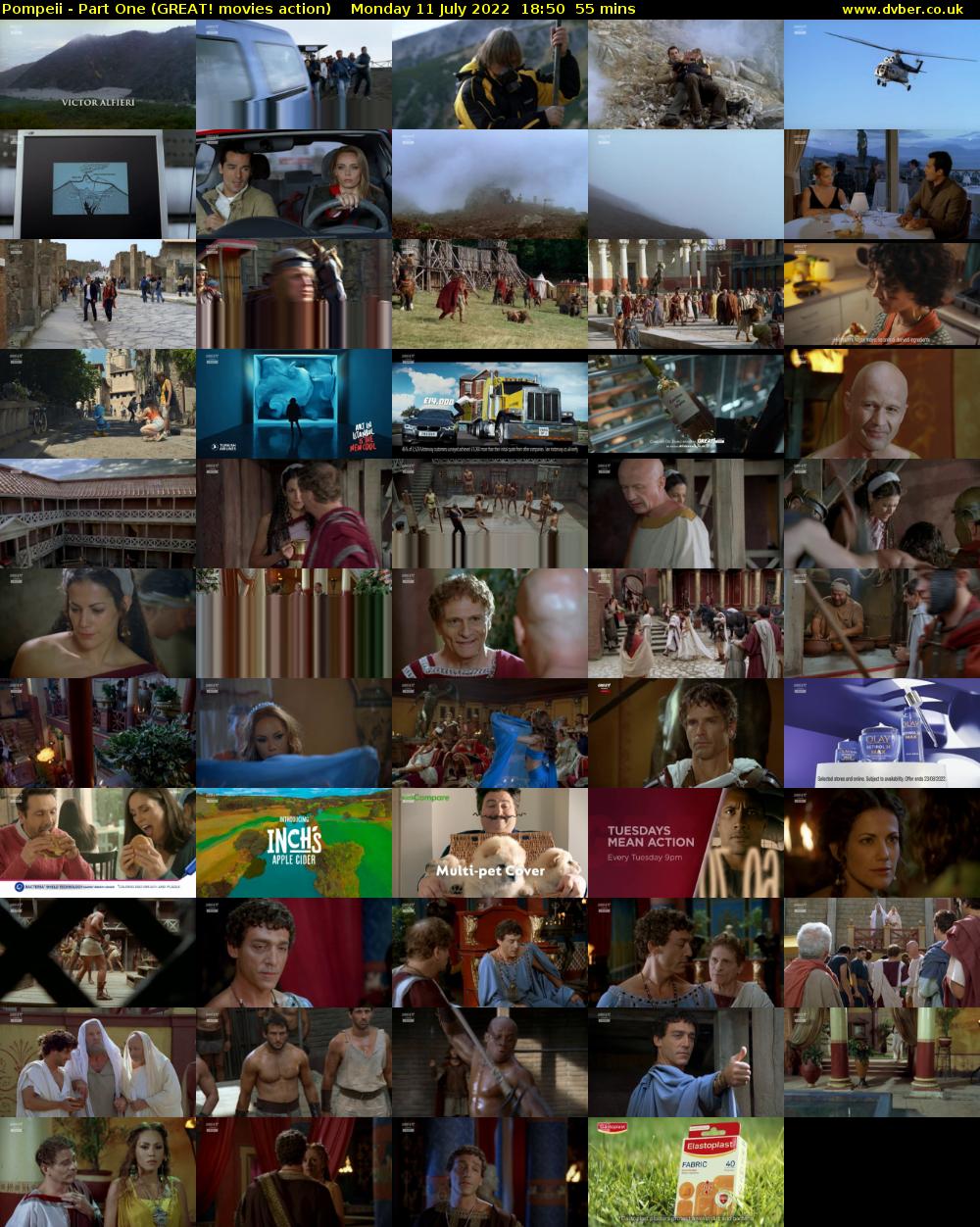 Pompeii - Part One (GREAT! movies action) Monday 11 July 2022 18:50 - 19:45