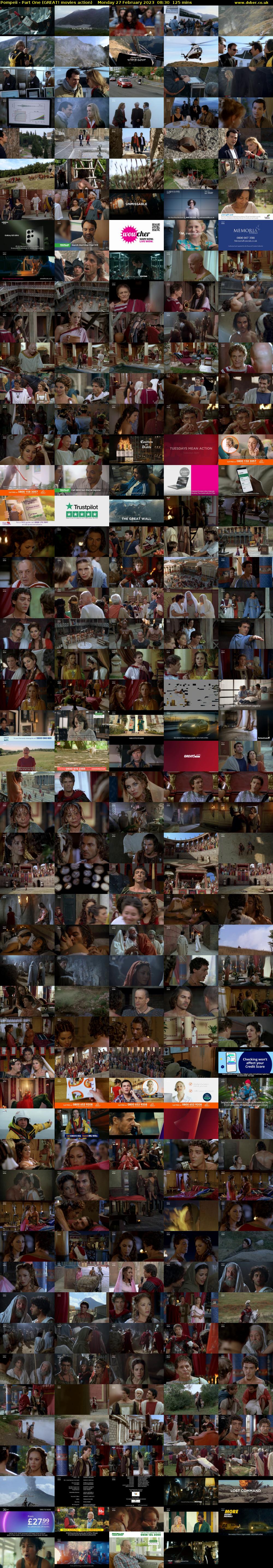 Pompeii - Part One (GREAT! movies action) Monday 27 February 2023 08:30 - 10:35