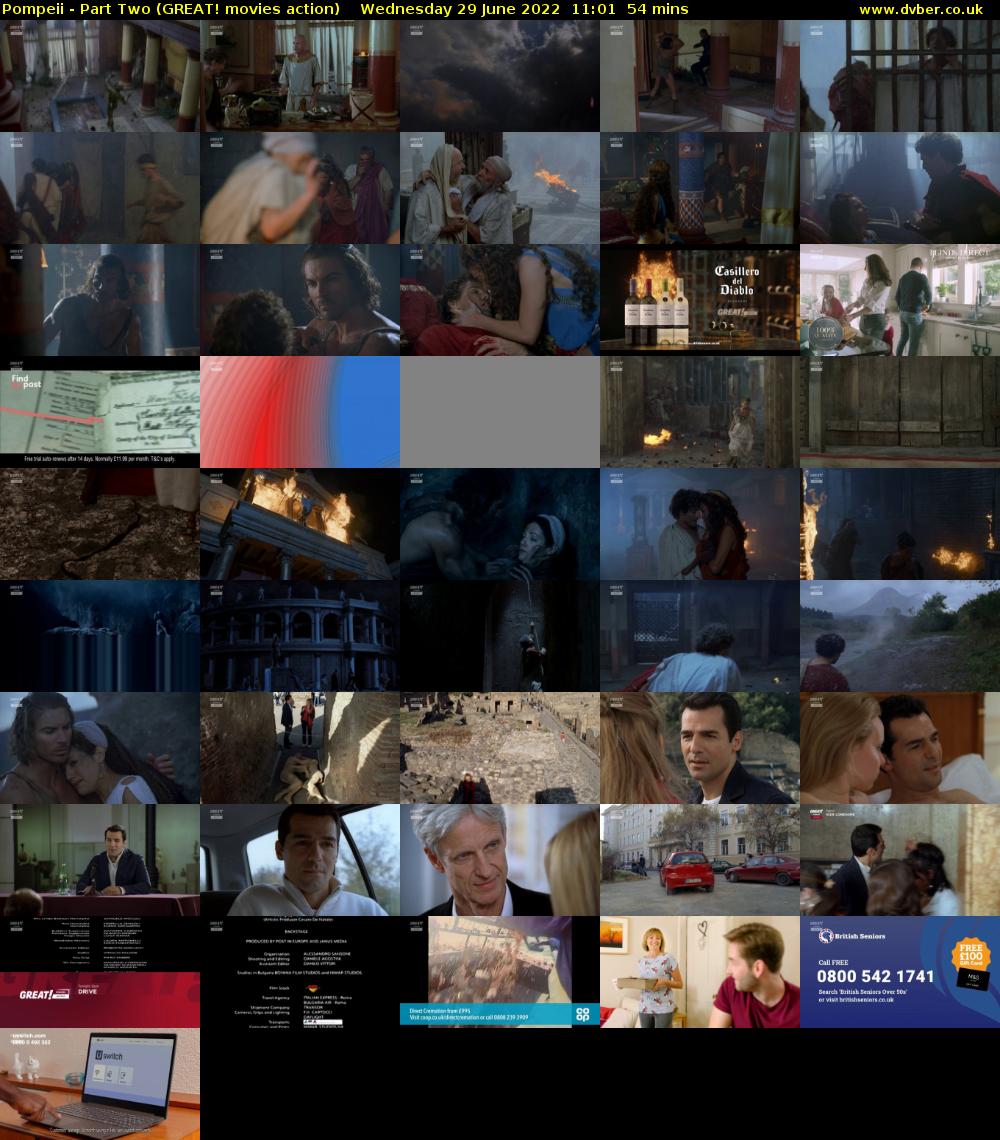 Pompeii - Part Two (GREAT! movies action) Wednesday 29 June 2022 11:01 - 11:55