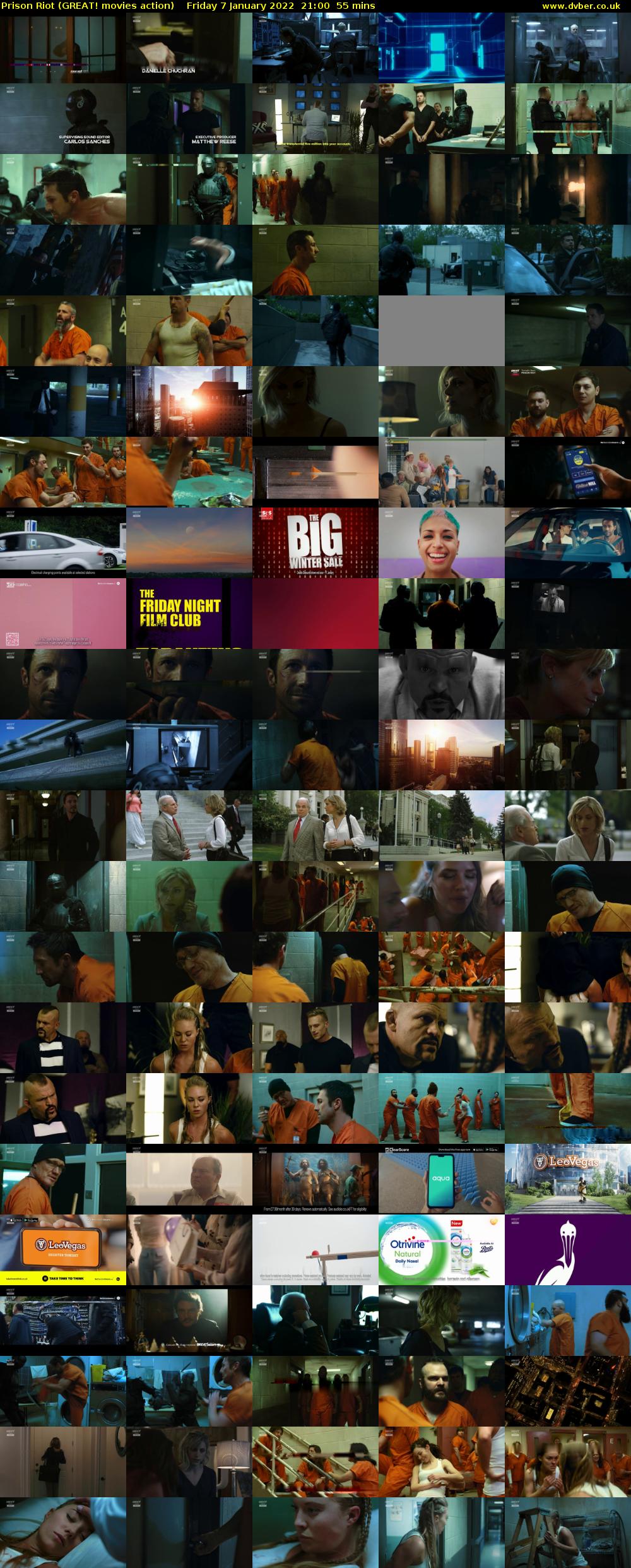 Prison Riot (GREAT! movies action) Friday 7 January 2022 21:00 - 21:55