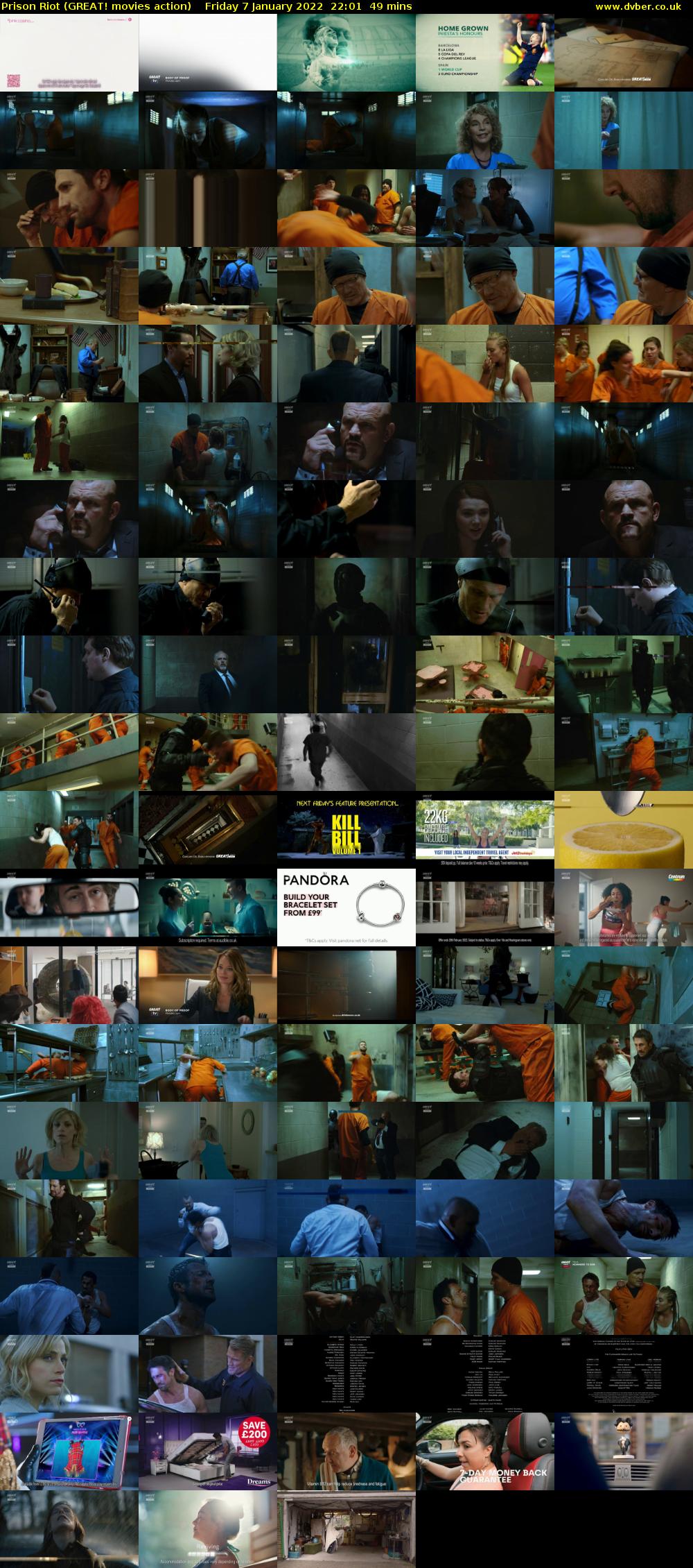 Prison Riot (GREAT! movies action) Friday 7 January 2022 22:01 - 22:50