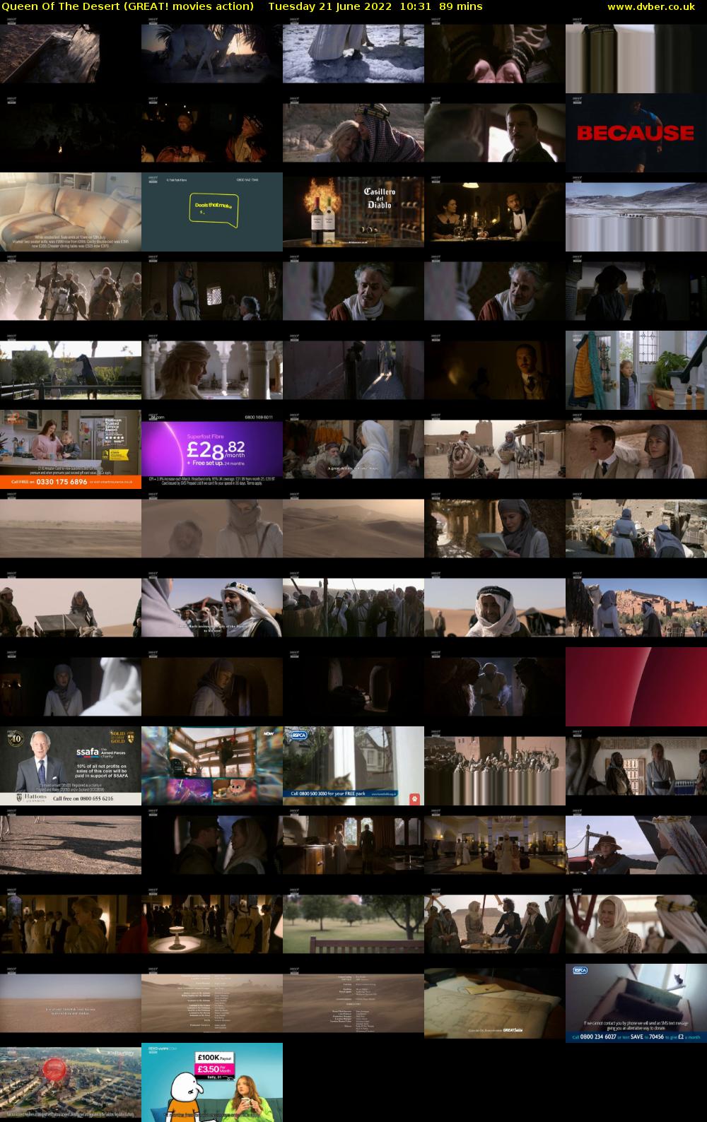 Queen Of The Desert (GREAT! movies action) Tuesday 21 June 2022 10:31 - 12:00