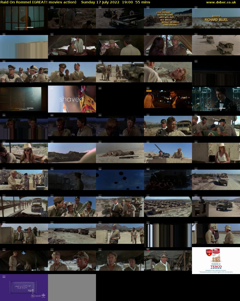 Raid On Rommel (GREAT! movies action) Sunday 17 July 2022 19:00 - 19:55