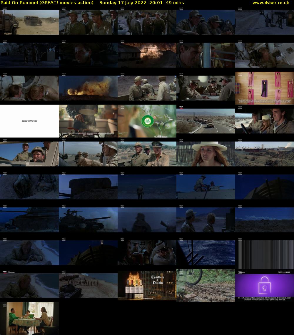 Raid On Rommel (GREAT! movies action) Sunday 17 July 2022 20:01 - 20:50