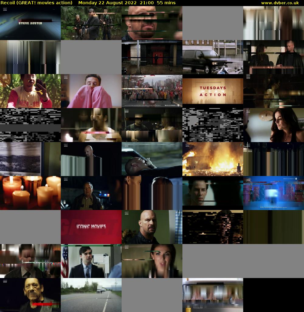 Recoil (GREAT! movies action) Monday 22 August 2022 21:00 - 21:55