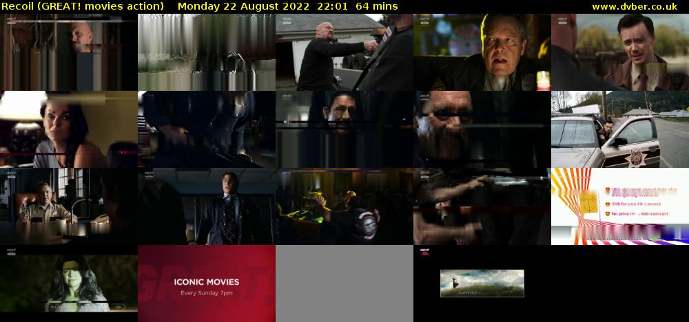 Recoil (GREAT! movies action) Monday 22 August 2022 22:01 - 23:05