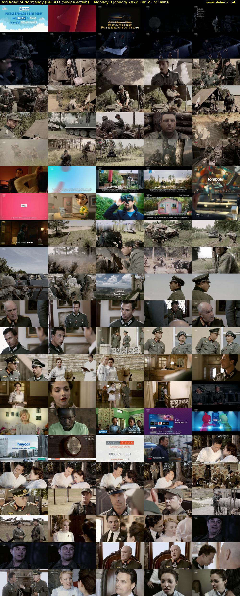 Red Rose of Normandy (GREAT! movies action) Monday 3 January 2022 09:55 - 10:50
