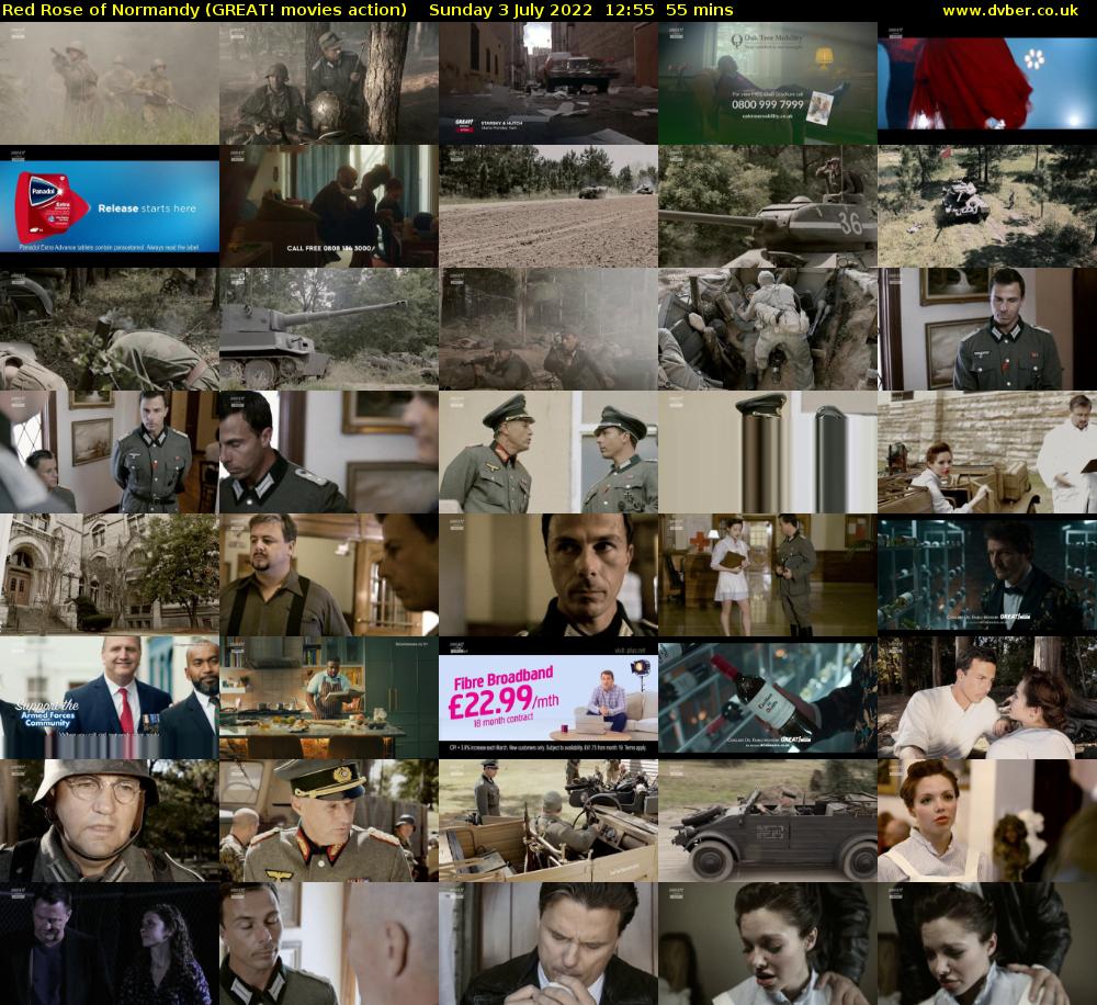 Red Rose of Normandy (GREAT! movies action) Sunday 3 July 2022 12:55 - 13:50