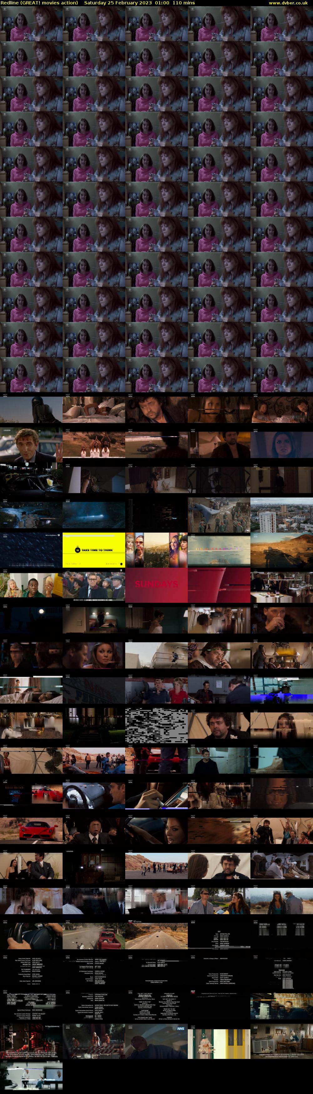 Redline (GREAT! movies action) Saturday 25 February 2023 01:00 - 02:50