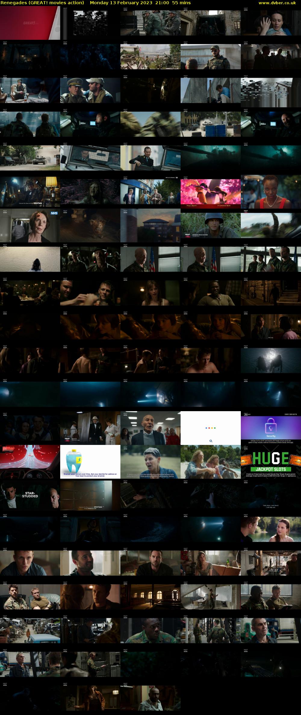 Renegades (GREAT! movies action) Monday 13 February 2023 21:00 - 21:55