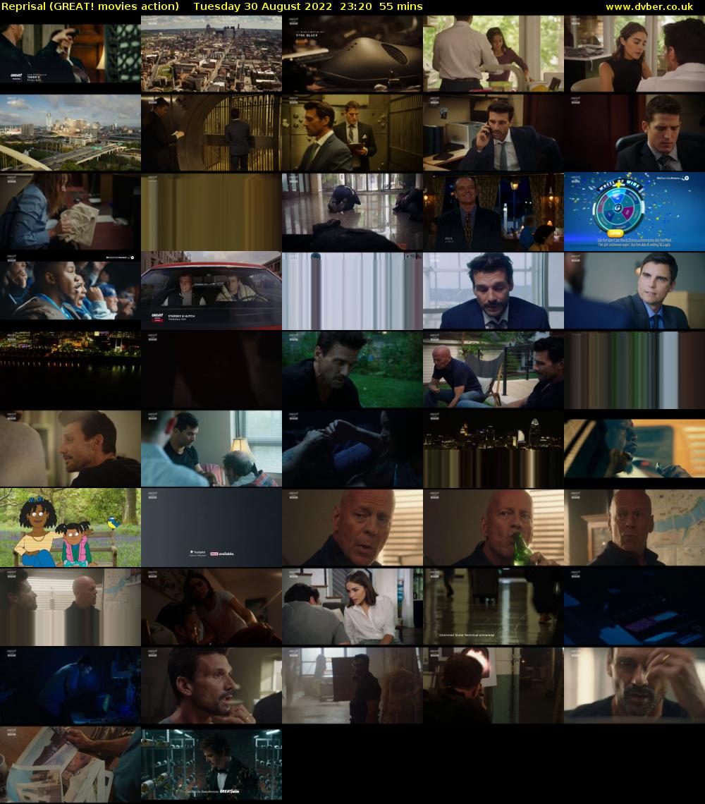 Reprisal (GREAT! movies action) Tuesday 30 August 2022 23:20 - 00:15